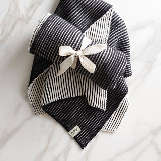 Riva Knit Dish Towel - Black