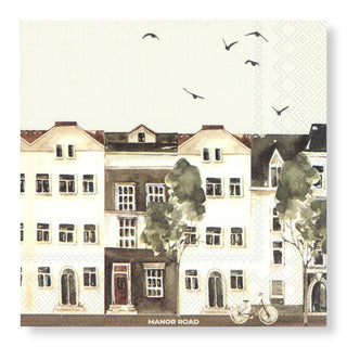 Manor Road City Life Cocktail Napkins