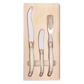Nuvo Cheese Knife Set - Pearl
