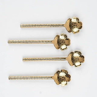 Flora Brass Spoon