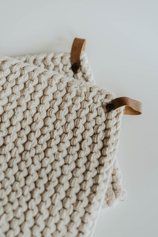 Bracken Knit Pot Holder Set