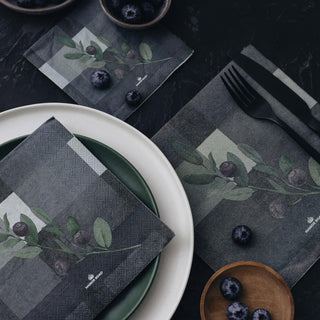 Manor Road Blueberry Burst Dinner Napkins